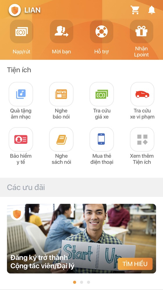 LIAN, ứng dụng bảo hiểm tự động đầu tiên trên di động ảnh 1