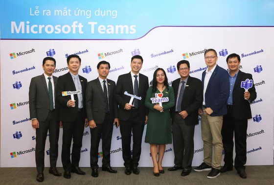Sacombank  ứng dụng Microsoft Teams số hóa môi trường làm việc ảnh 1