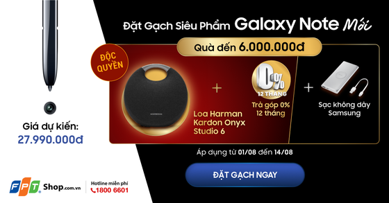 FPT Shop tặng loa Harman Kardon Onyx Studio 6 cho khách đặt trước Galaxy Note 10, Note 10+ ảnh 1