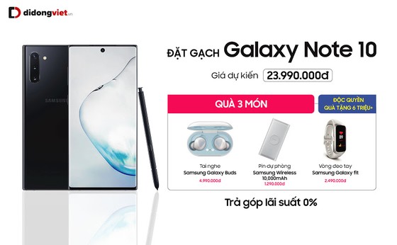 Tiết kiệm đến hơn 13 triệu khi lên đời Galaxy Note 10, 10+ tại Di Động Việt ảnh 1