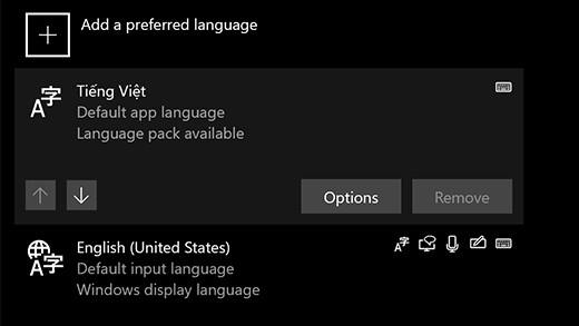 Microsoft chính thức đưa bộ gõ tiếng Việt vào Windows 10 19H1 Update ảnh 1