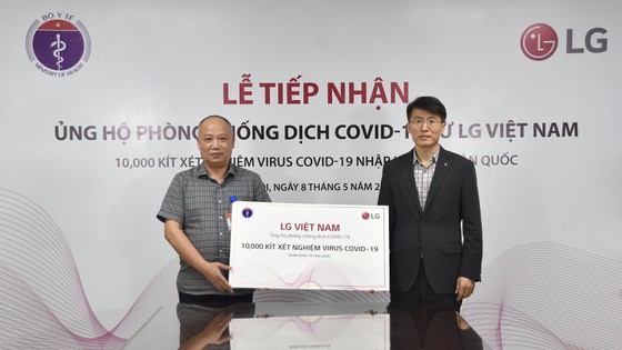  LG Việt Nam tài trợ 10.000 bộ kit xét nghiệm Covid-19 ảnh 3