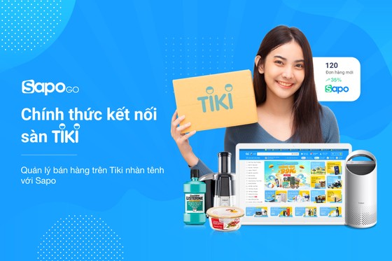 Sapo Go chính thức mở thêm cổng kết nối với sàn thương mại điện tử Tiki  ảnh 1