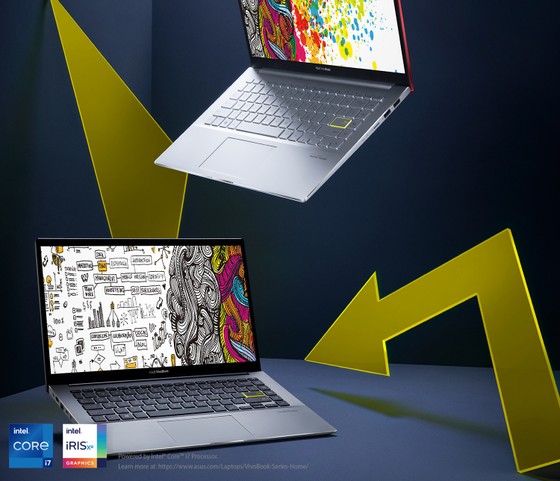 ASUS VivoBook S14 laptop trang bị Intel Core i thế hệ thứ 11 đầu tiên ảnh 1