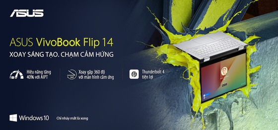 VivoBook Flip 14 TP470, laptop xoay gập dành cho giới trẻ ảnh 3