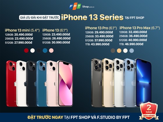 FPT Shop và F.Studio by FPT chính thức nhận đặt trước iPhone 13 Series  ảnh 1