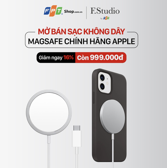 Sạc Magsafe chính hãng đầu tiên tại Việt Nam đã lên kệ FPT Shop và F.Studio by FPT ảnh 1