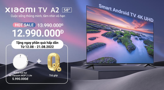 TV Xiaomi  A2 58 inch giá gần 14 triệu đồng ảnh 2