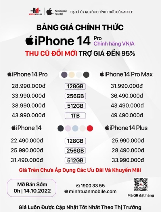 Hơn 39.000 người đăng ký thông tin mua iPhone 14 Series tại Minh Tuấn Mobile  ​ ảnh 1