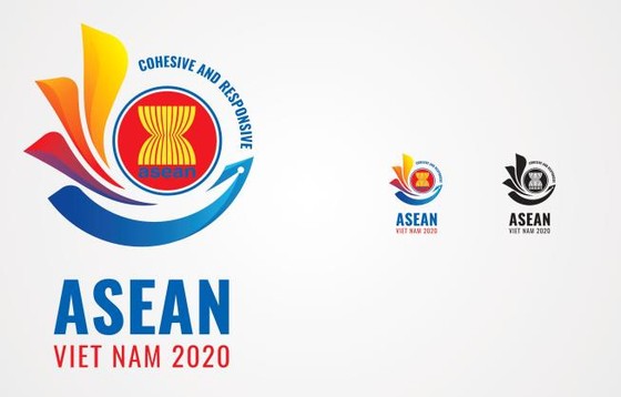 Logo Năm ASEAN 2020 có hình hoa sen cách điệu ảnh 1