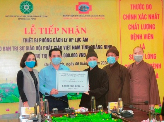 Phật giáo tỉnh Quảng Ninh ủng hộ 1,65 tỷ đồng phòng chống dịch Covid–19 ảnh 1