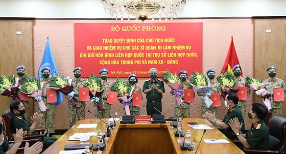 Thêm 10 sĩ quan Việt Nam tham gia sứ mệnh Gìn giữ hòa bình Liên hợp quốc ảnh 1