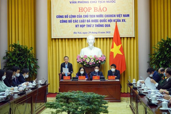 Công bố Lệnh của Chủ tịch nước về hai luật đã được Quốc hội khóa XV thông qua tại kỳ họp thứ 2 ảnh 2