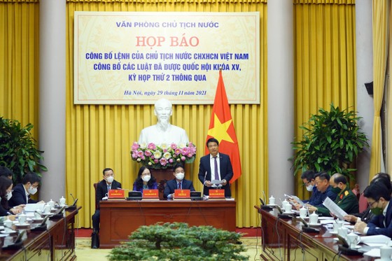 Công bố Lệnh của Chủ tịch nước về hai luật đã được Quốc hội khóa XV thông qua tại kỳ họp thứ 2 ảnh 1