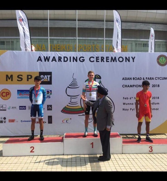 Huỳnh Minh Nghĩa giành huy chương đồng xe đạp trẻ châu Á ảnh 1