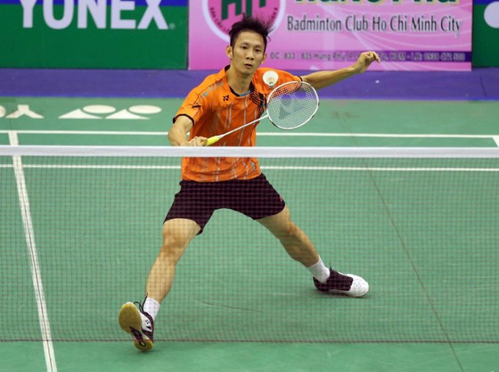 Nguyễn Tiến Minh đã có một trận đấu hay với Lin Dan. 