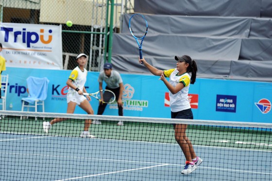  “Vua đánh đôi” Lê Quốc Khánh đăng quang giải quần vợt VTF Lạch Tray cùng Minh Tuấn ảnh 3