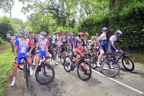 Mark Cavendish có chiến thắng thứ 31 vươn lên mặc Áo xanh Tour de France ảnh 1