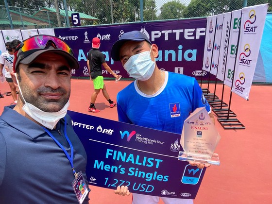Lý Hoàng Nam “đánh rơi” chiếc Cúp vô địch giải quần vợt Chiang Rai Thái Lan ảnh 2