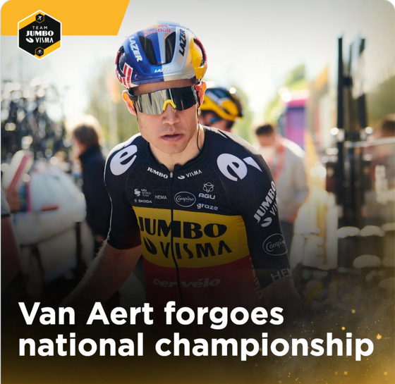 Wout van Aert chấn thương hi hữu trước thềm Tour de France ảnh 1