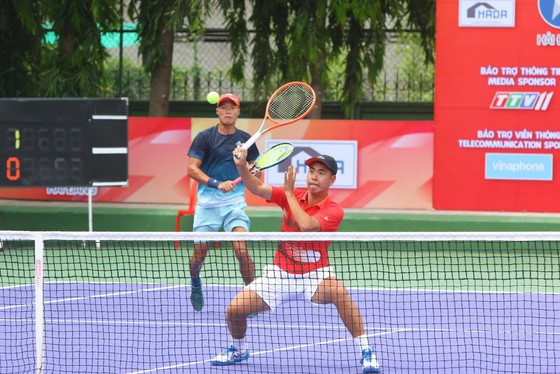 Lý Hoàng Nam thắng dễ Trịnh Linh Giang vào tứ kết giải quần vợt nhà nghề M25 Tây Ninh ảnh 2