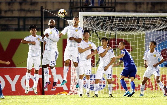 Đội Quảng Nam đang đến gần với cơ hội lần đầu tiên giành ngôi vô địch V-League. Ảnh: DŨNG PHƯƠNG