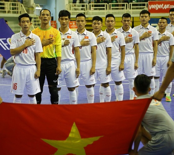 Đội tuyển futsal Việt Nam. Ảnh: BẠCH DƯƠNG