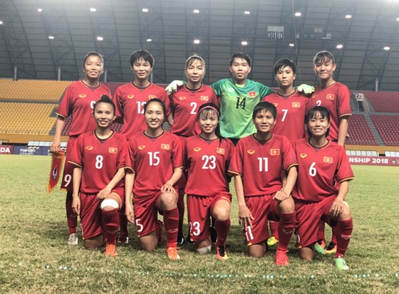 Thắng Myanmar, đội nữ Việt Nam gặp Australia ở bán kết giải Đông Nam Á 2018 ảnh 1