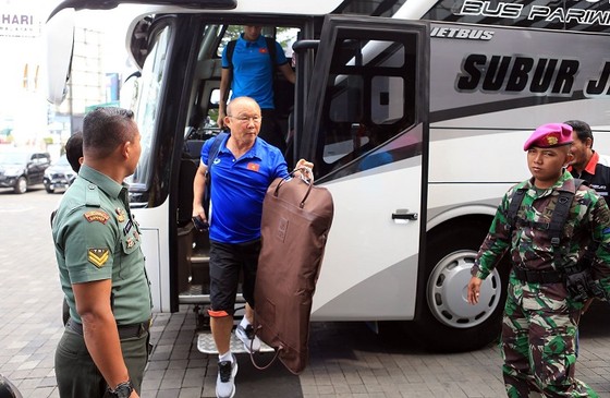 Đội Olympic Việt Nam đã đổi khách sạn vào chiều 21-8. Ảnh: DŨNG PHƯƠNG