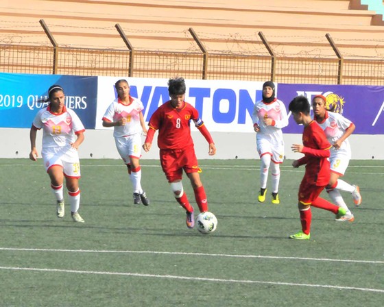 Đội U16 nữ Việt Nam thắng Bahrain 14-0 ảnh 1