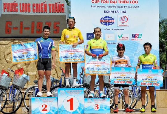 Nguyễn Văn Nghĩa thắng chặng 1 cuộc đua Xe đạp Truyền hình Bình Dương 2019 ảnh 1