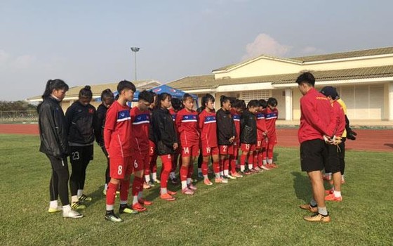 Đội U16 nữ Việt Nam đến Lào, sẵn sàng cho vòng loại châu Á 2019 ảnh 1
