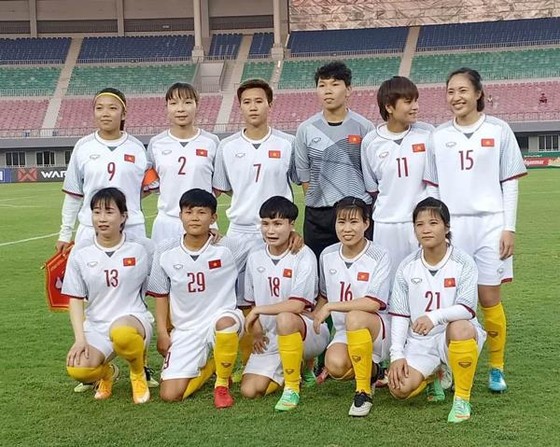 Đội tuyển nữ Việt Nam. Ảnh: Đoàn Nhật
