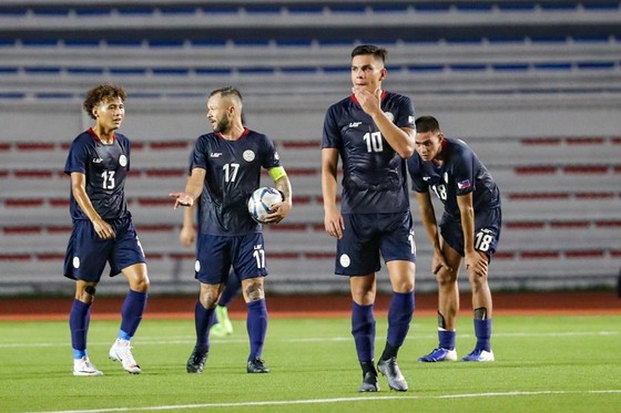Philippines bị loại khá đau khi thua Campuchia ở hiệu số. Ảnh: ABS-CBN News