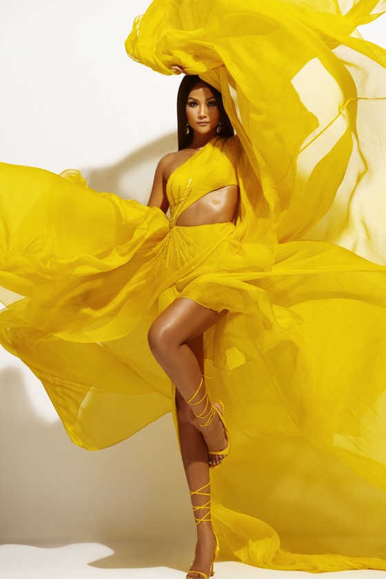 Ngắm nhìn bộ ảnh cuối của H’Hen Niê trong vai trò đương kim Hoa hậu Hoàn vũ Việt Nam ảnh 6