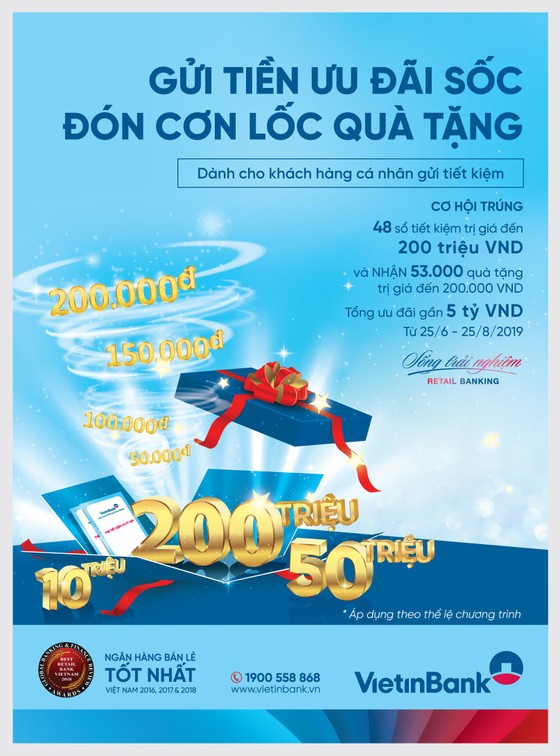 Hàng chục ngàn khách hàng hưởng ưu đãi khi gửi tiền tiết kiệm tại VietinBank ảnh 1