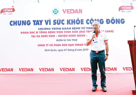 Vedan Việt Nam tổ chức khám bệnh từ thiện và phát thuốc miễn phí - 'Chung tay vì sức khỏe cộng đồng' ảnh 1