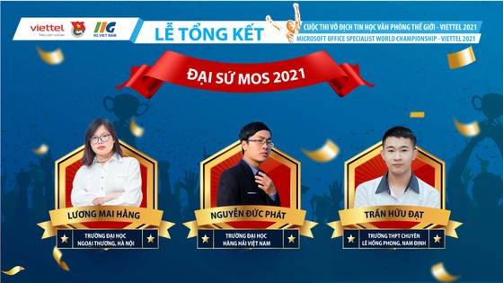 3 nhà vô địch cuộc thi tin học được trao tặng Huy hiệu Tuổi trẻ sáng tạo ảnh 1