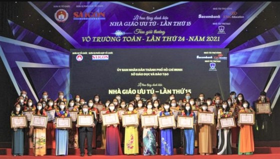TPHCM: Tôn vinh 50 cán bộ quản lý, giáo viên đạt Giải thưởng Võ Trường Toản lần thứ 25 năm 2022