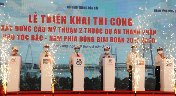 Chính thức thi công xây dựng cầu Mỹ Thuận 2 vượt sông Tiền, vốn đầu tư hơn 5.000 tỷ đồng ảnh 1