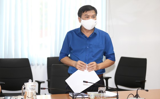 Trưởng Ban Tuyên giáo Thành ủy TPHCM thăm PV, NLĐ tại các báo, đài mắc Covid-19 ảnh 3  Trưởng Ban Tuyên giáo Thành ủy TPHCM thăm phóng viên, người lao động tại các báo, đài mắc Covid-19 ảnh 3