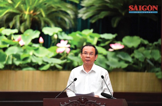 Tổng Bí thư Nguyễn Phú Trọng: Tạo điều kiện tốt nhất để TPHCM phát triển nhanh và bền vững ảnh 9