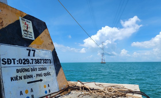 Đóng điện giai đoạn 1 đường dây 220kV vượt biển Kiên Bình – Phú Quốc ảnh 3 Đóng điện giai đoạn 1 đường dây 220kV vượt biển Kiên Bình – Phú Quốc ảnh 3
