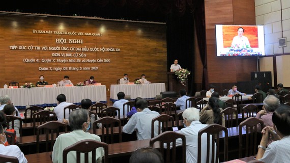 Ủy ban Bầu cử TPHCM chỉ đạo phương án tiếp xúc cử tri trực tuyến để vận động bầu cử Lần đầu tiên TPHCM tổ chức hội nghị tiếp xúc trực tuyến giữa ứng cử viên với cử tri để vận động bầu cử