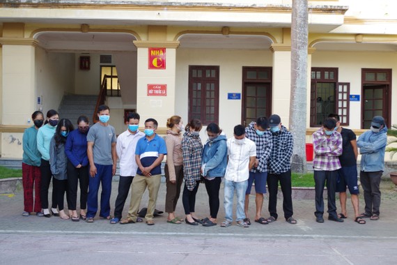 Phá chuyên án đánh bạc dưới hình thức lô đề và cá độ bóng đá Các đối tượng liên quan tại cơ quan công an