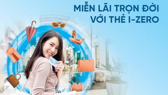 Miễn lãi trọn đời với thẻ trả góp VietinBank i-Zero