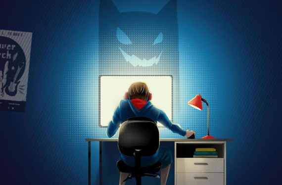 Bảo vệ trẻ khi học trực tuyến mùa dịch Ảnh minh họa