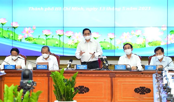 Thủ tướng Phạm Minh Chính ủng hộ tối đa đề xuất tăng tỷ lệ ngân sách cho TPHCM Thủ tướng Phạm Minh Chính phát biểu tại buổi làm việc. Ảnh: VIỆT DŨNG