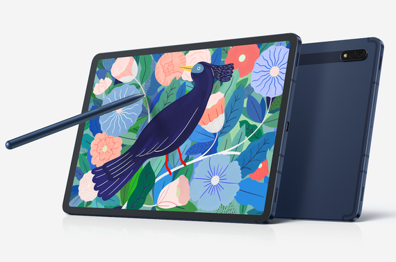 Galaxy Tab S7 và Galaxy Tab S7+  đều thoải mái dùng với bút Spen