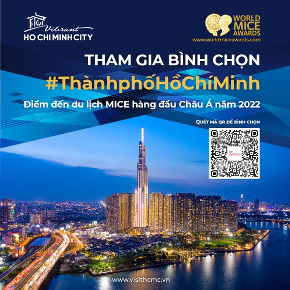 Cùng bình chọn để TPHCM trở thành “Điểm đến du lịch MICE hàng đầu Châu Á 2022“